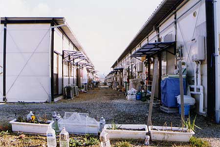 仮設西神第17住宅(神戸市西区狩場台三丁目 1997年1月)