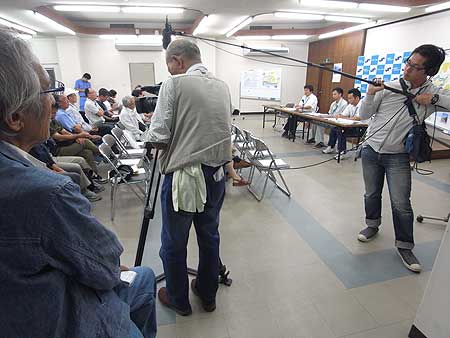 都市基盤復興計画に関する住民との意見交換会(宮城県石巻市・門脇 2011年7月20日)
