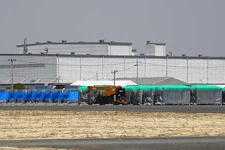 宮城県亘理町内の様子(宮城県亘理町 2011年4月14日)