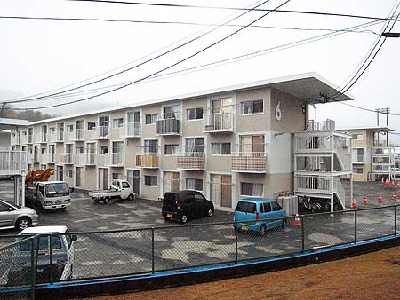 運動公園野球場応急仮設住宅