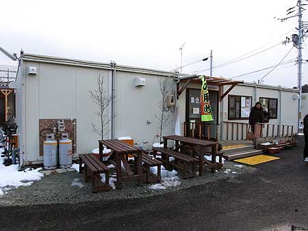 亘理町中央公民館南広場応急仮設住宅（通称：旧舘仮設） (宮城県亘理町 2012年3月3日)