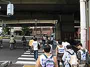 帰宅困難者対応訓練(JR東京駅〜神奈川県川崎市中原区 2006年11月4日)