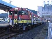 JR境線 境港駅「鬼太郎列車」(鳥取県境港市 2008年1月)