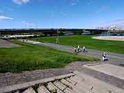 帰宅困難者対応訓練/荒川・千住新橋エイドステーション(東京都足立区 2010年9月25日)