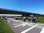 帰宅困難者対応訓練/荒川・千住新橋エイドステーション(東京都足立区 2010年9月25日)