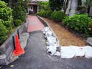 3ヵ月弱が経過した液状化現象被災地の様子(千葉県浦安市弁天,富岡,今川地区 2011年6月1日)