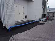 3ヵ月弱が経過した液状化現象被災地の様子(千葉県浦安市日の出地区2011年6月1日)