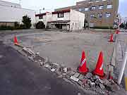 3ヵ月弱が経過した液状化現象被災地の様子(千葉県浦安市入船地区 2011年6月9日)