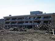 東日本大震災 津波被災地(宮城県石巻市北上町長尾 2011年4月17日)