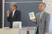 阿部和夫代表 (宮城県石巻市・石巻専修大学 2011年5月29日)