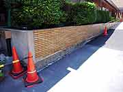 東北地方太平洋沖地震による清新町の液状化現象被害の様子<br />(東京都江戸川区清新町 2011年7月9日)