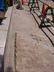 東北地方太平洋沖地震による清新町の液状化現象被害の様子<br />(東京都江戸川区清新町 2011年7月9日)