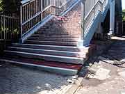 東北地方太平洋沖地震による清新町の液状化現象被害の様子<br />(東京都江戸川区清新町 2011年7月9日)