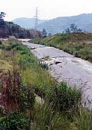 野島断層(淡路島 北淡町・野島地区) 1996年5月