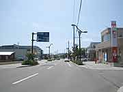 北海道南西沖地震被災地 北海道奥尻町・奥尻島青苗の街並み 2005年8月)