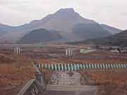 水無川と普賢岳 2009年1月20日)