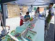 シャンティ国際ボランティア会（SVA）の「いわてを走る移動図書館プロジェクト」の活動(岩手県陸前高田市 2011年7月17日)