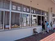 広田小学校でライヴとケーキ作りの復興イベントが行われた。(岩手県陸前高田市 2011年7月17日)