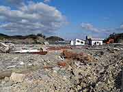 東日本大震災 津波被災地(宮城県東松島市 2011年4月17日)