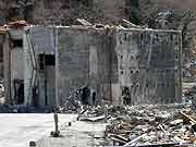 東日本大震災 津波被災地(宮城県女川町 2011年4月17日)