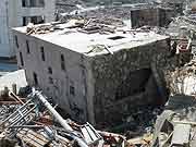 東日本大震災 津波被災地(宮城県女川町 2011年4月17日)