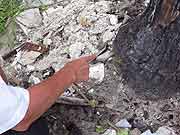 被災した門脇小学校 (宮城県石巻市・門脇小学校 2011年7月21日)