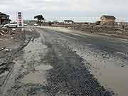 津波と火災に襲われ壊滅した門脇町4・5丁目の様子 (宮城県石巻市・門脇町4・5丁目 2011年7月22日)