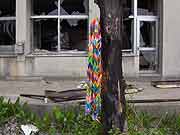 被災した門脇小学校 (宮城県石巻市・門脇小学校 2011年7月22日)