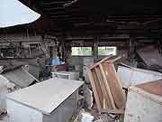 被災した門脇小学校 (宮城県石巻市・門脇小学校 2011年7月22日)