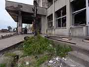 被災した門脇小学校 (宮城県石巻市・門脇小学校 2011年7月22日)