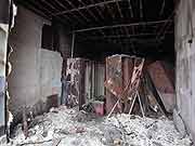 被災した門脇小学校 (宮城県石巻市・門脇小学校 2011年7月22日)