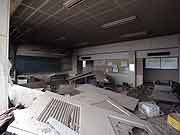 被災した門脇小学校 (宮城県石巻市・門脇小学校 2011年7月22日)