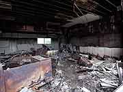 被災した門脇小学校 (宮城県石巻市・門脇小学校 2011年7月22日)