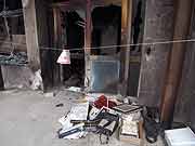 被災した門脇小学校 (宮城県石巻市・門脇小学校 2011年7月22日)