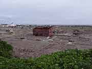 津波と火災に襲われ壊滅した門脇町4・5丁目の様子 (宮城県石巻市・門脇町4・5丁目 2011年7月22日)
