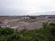 津波と火災に襲われ壊滅した門脇町4・5丁目の様子 (宮城県石巻市・門脇町4・5丁目 2011年7月22日)