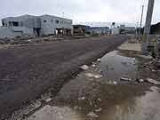 津波と火災に襲われ壊滅した門脇町4・5丁目の様子 (宮城県石巻市・門脇町4・5丁目 2011年7月22日)