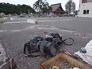 津波と火災に襲われ壊滅した門脇町4・5丁目の様子 (宮城県石巻市・門脇町4・5丁目 2011年7月22日)