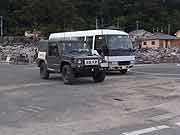 津波と火災に襲われ壊滅した門脇町4・5丁目の様子 (宮城県石巻市・門脇町4・5丁目 2011年7月22日)