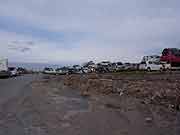 津波と火災に襲われ壊滅した南浜町の様子 (宮城県石巻市・南浜町 2011年7月22日)