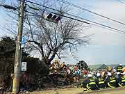 東日本大震災 津波被災地(宮城県名取市 2011年3月22日)