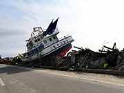 東日本大震災 津波被災地(宮城県名取市 2011年3月22日)