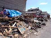 東日本大震災 津波被災地(宮城県亘理町 2011年4月14日)