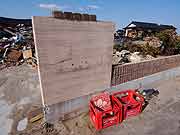 東日本大震災 津波被災地(宮城県亘理町 2011年4月12日)