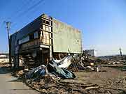 東日本大震災 津波被災地(宮城県亘理町 2011年4月13日)