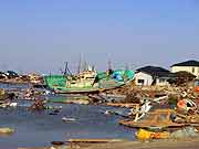 東日本大震災 津波被災地(宮城県亘理町 2011年4月13日)