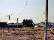 津波で被災した農地の様子(宮城県亘理町・吉田浜 2011年4月14日)