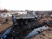 東日本大震災 津波被災地(宮城県亘理町 2011年4月14日)