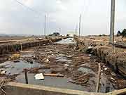 東日本大震災 津波被災地(宮城県山元町 2011年4月2日)