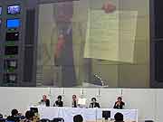 平成22年度防災とボランティアのつどい(東京都江東区・東京臨海広域防災公園 有明の丘基幹的広域防災拠点施設 オペレーションルーム 2011年1月23日)